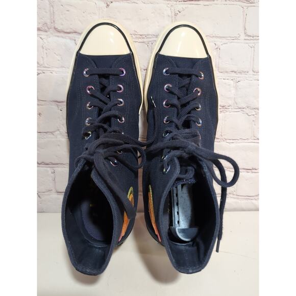 Converse Heart of the City Chuck 70 High Top 170491C Obsidian/Bold Citron Sz 12 - Picture 3 of 16